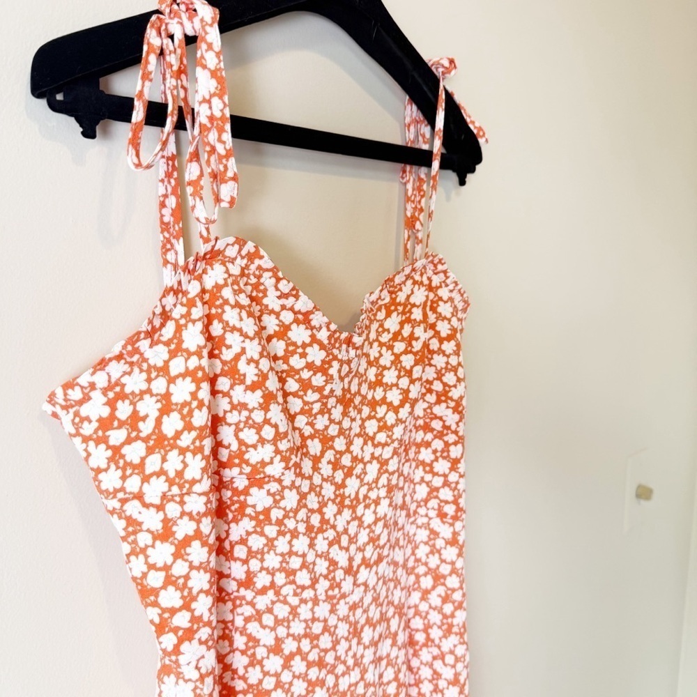 MNG Floral Pink Jumpsuit M - Picture 8 of 15